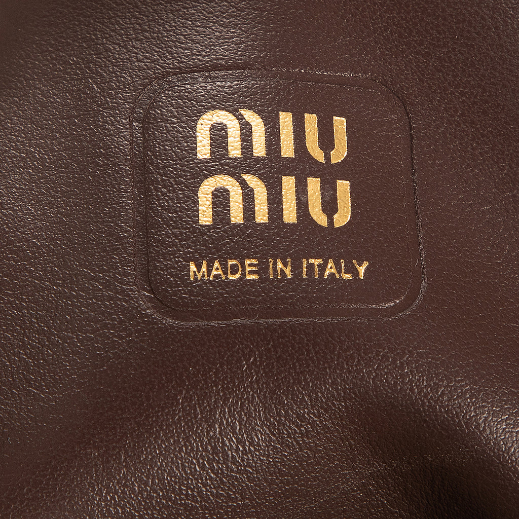 Miu Miu - Cabas Ivy - Marron foncé