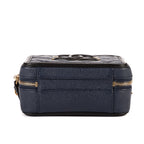 Shoulder Bag Ltd. Ed. Filigree Vanity Case Navy Caviar Leather