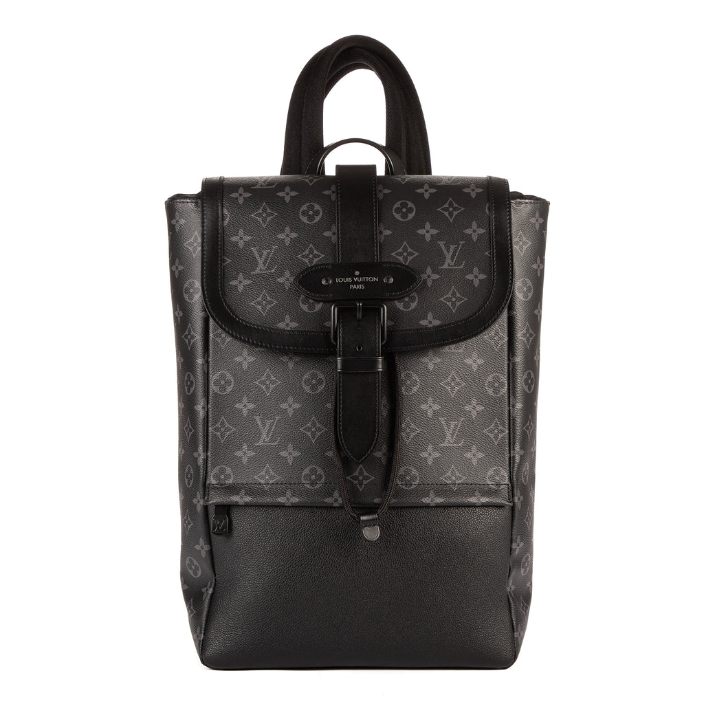 Mochila New Saumur Backpack Gris Monogram Eclipse