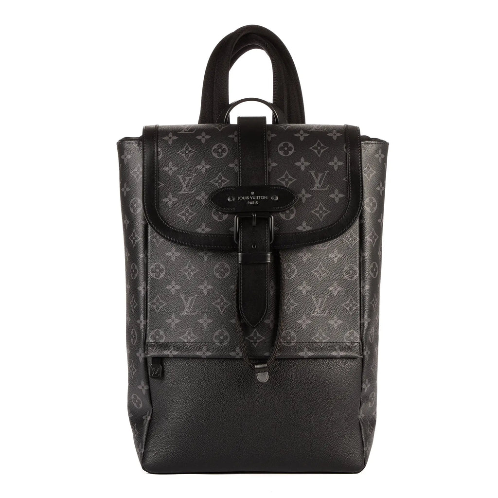 Mochila New Saumur Backpack Gris Monogram Eclipse