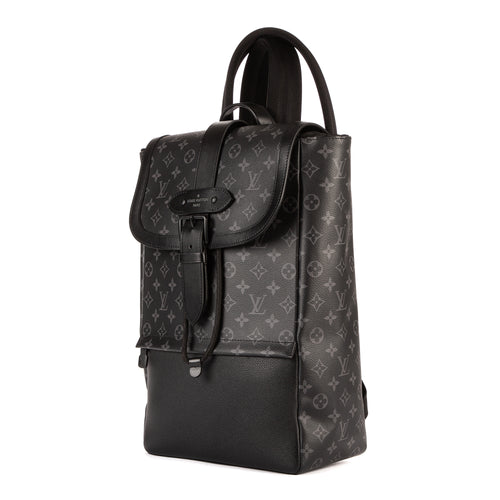 Backpack New Saumur Backpack Grey Monogram Eclipse