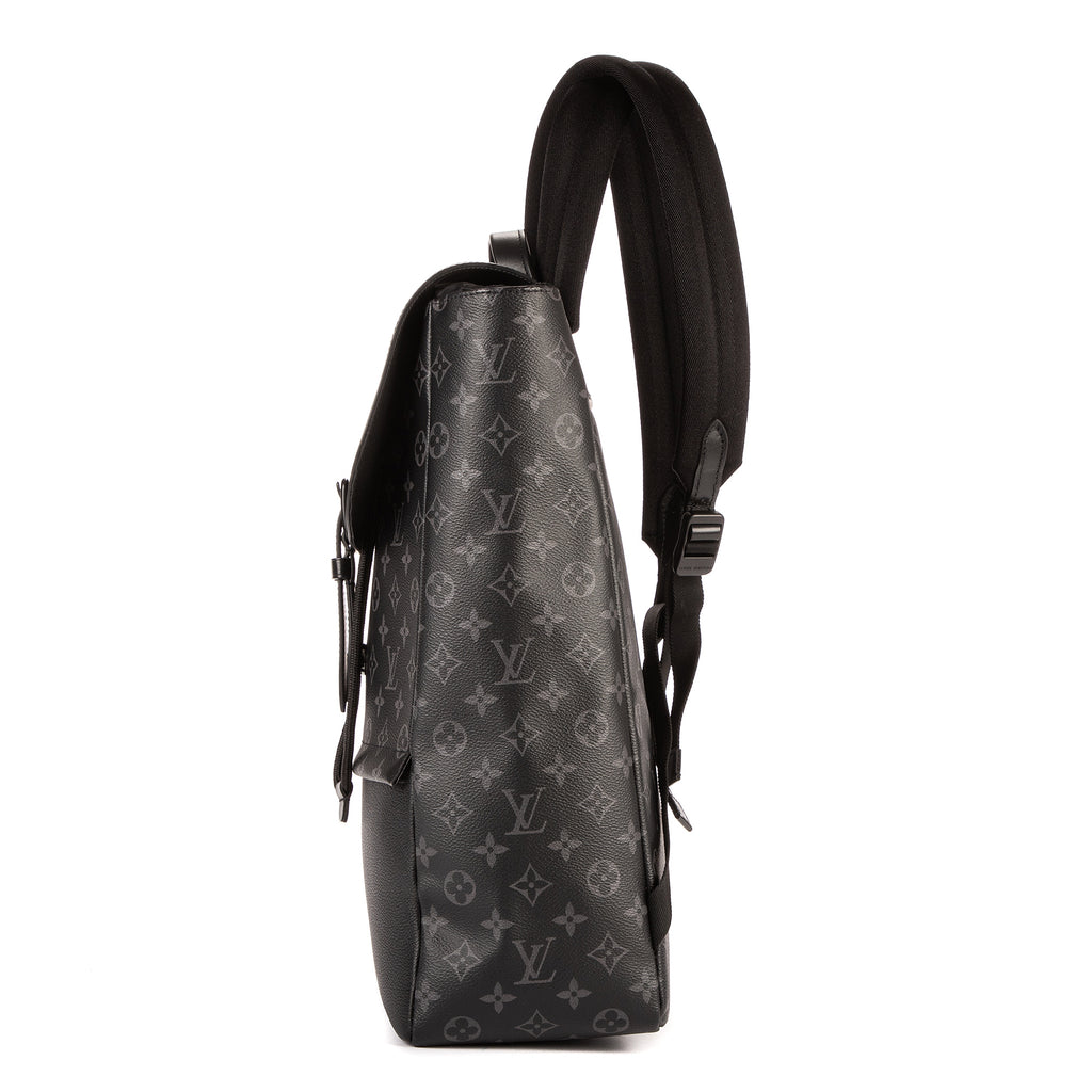 Mochila New Saumur Backpack Gris Monogram Eclipse