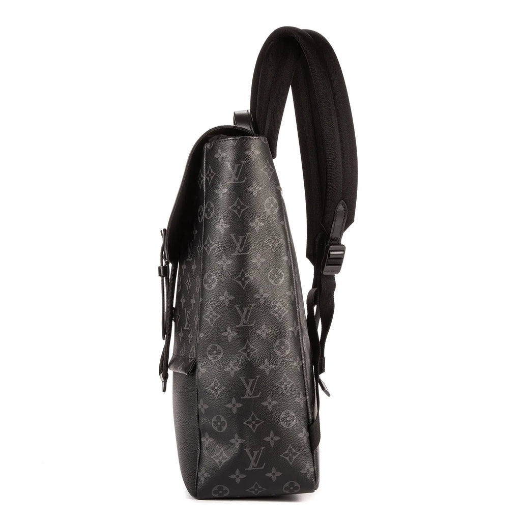 Mochila New Saumur Backpack Gris Monogram Eclipse