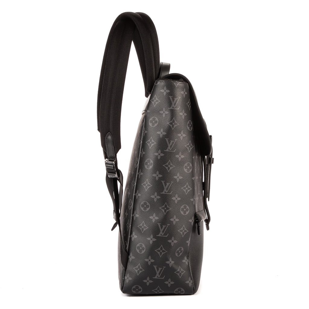 Mochila New Saumur Backpack Gris Monogram Eclipse