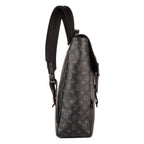 Mochila New Saumur Backpack Gris Monogram Eclipse