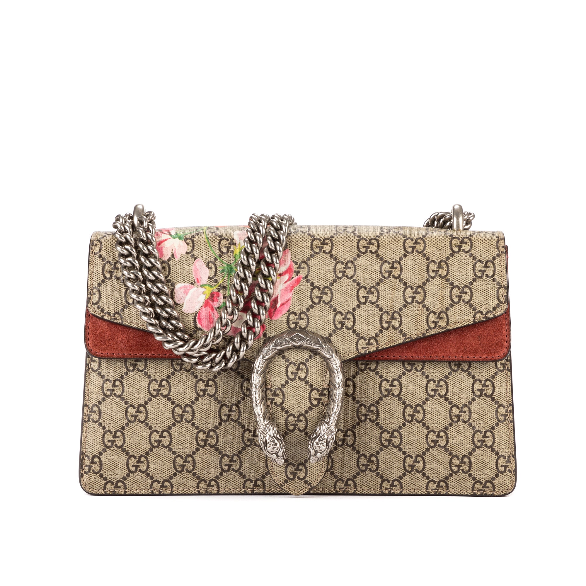 Shoulder Bag Blooms Dionysus Small Beige Blooms Supreme Coated Canvas