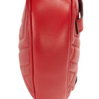 Riñonera GG Marmont Matelasse Riñonera de Piel Matelassé Roja