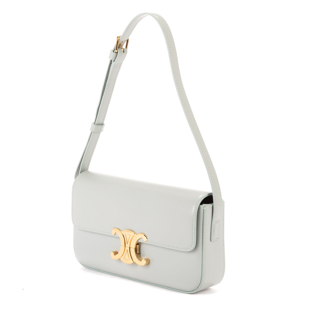 Sac à main Teen Triomphe cuir lisse bleu clair