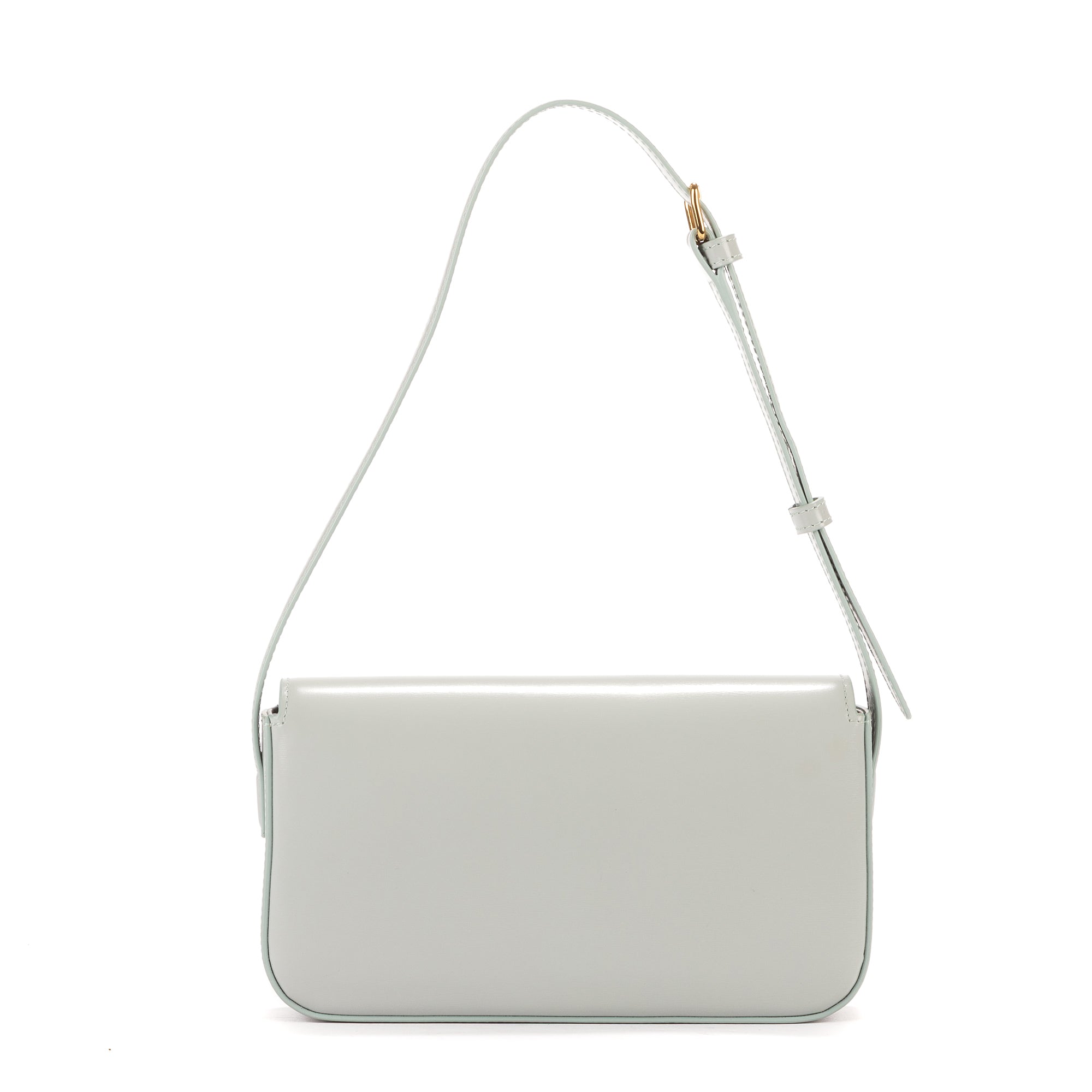Handbag Teen Triomphe Azul Light Blue Smooth Leather