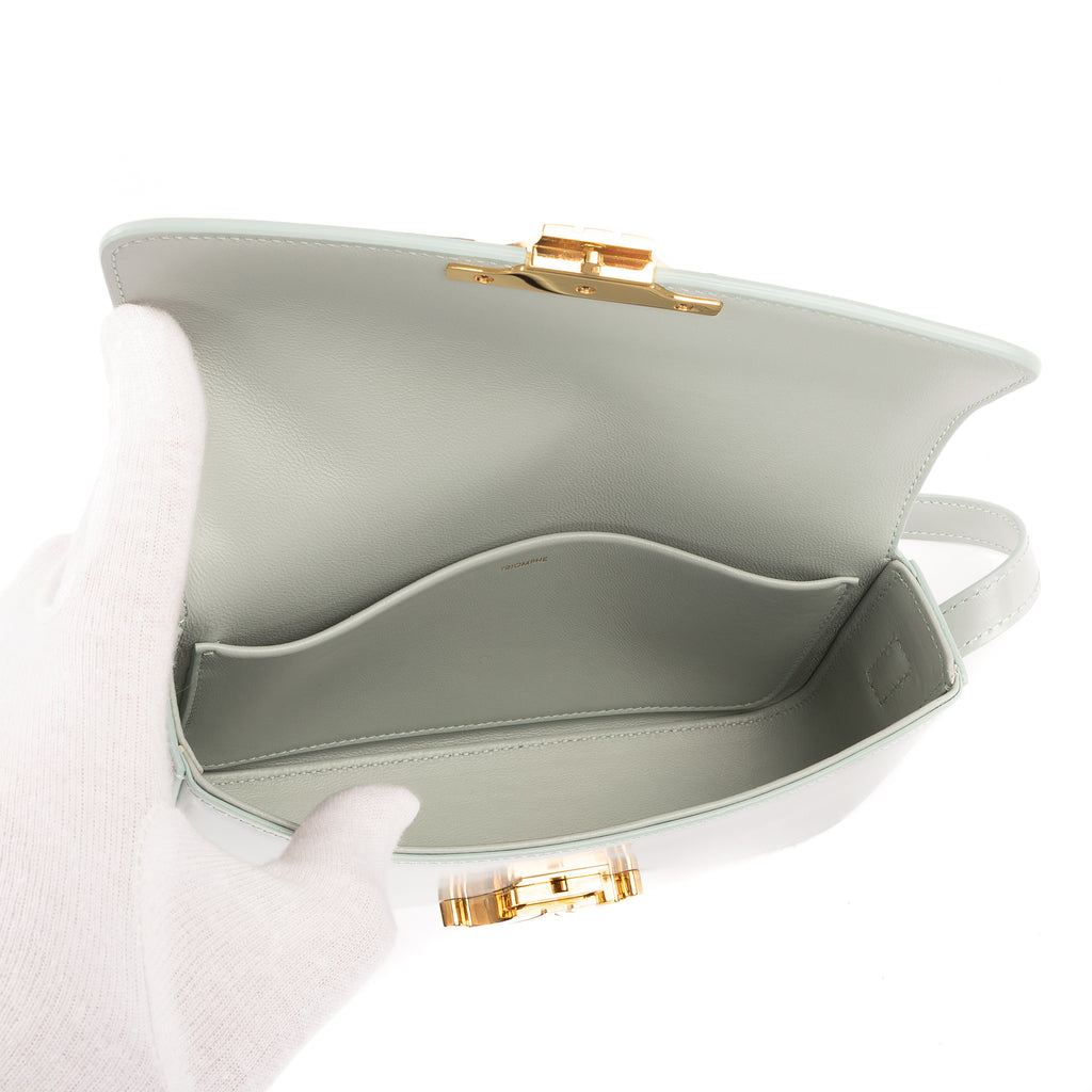 Sac à main Teen Triomphe cuir lisse bleu clair