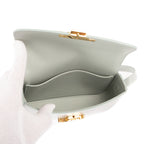 Sac à main Teen Triomphe cuir lisse bleu clair