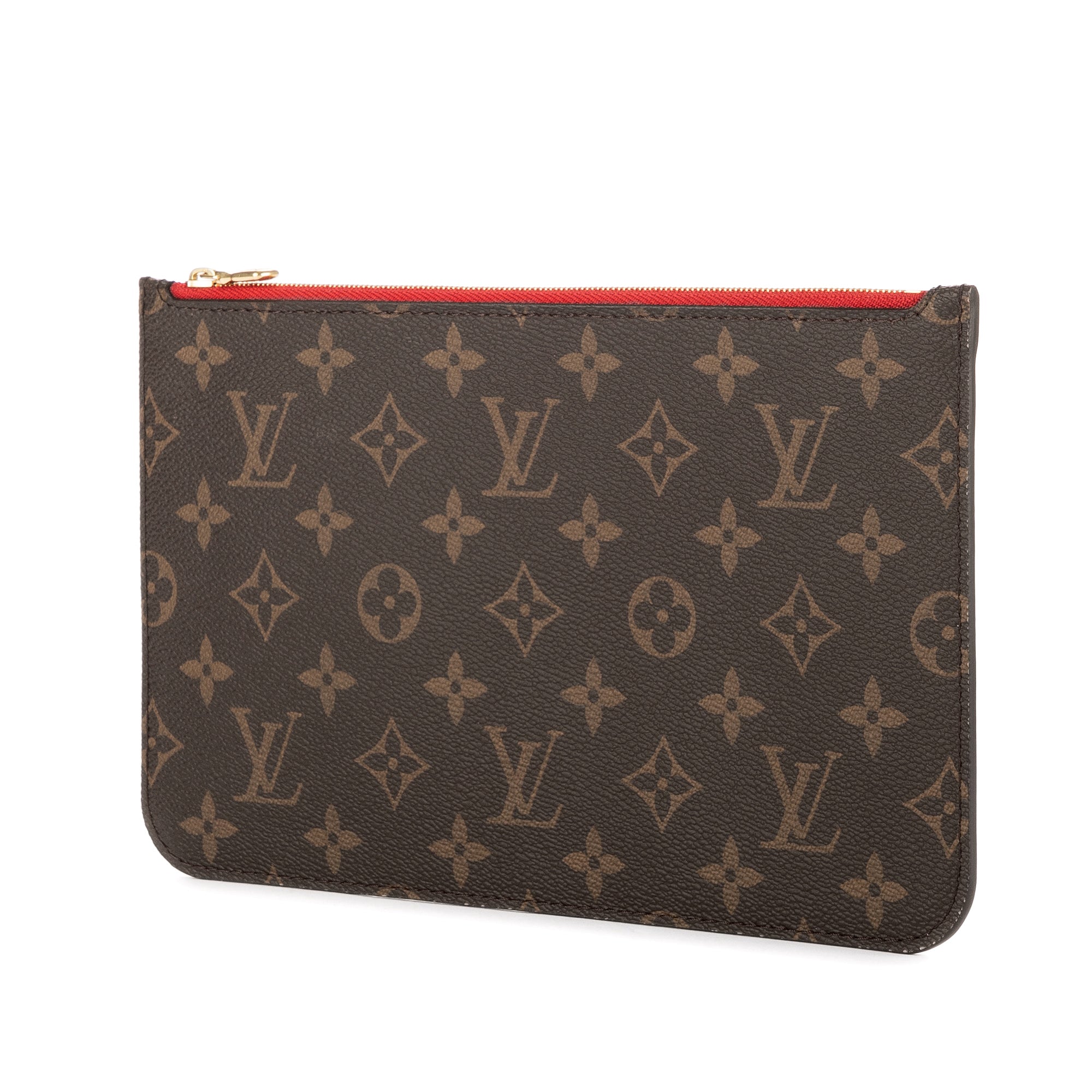 Estuche Neverfull Pochette Lona Monogram Marrón