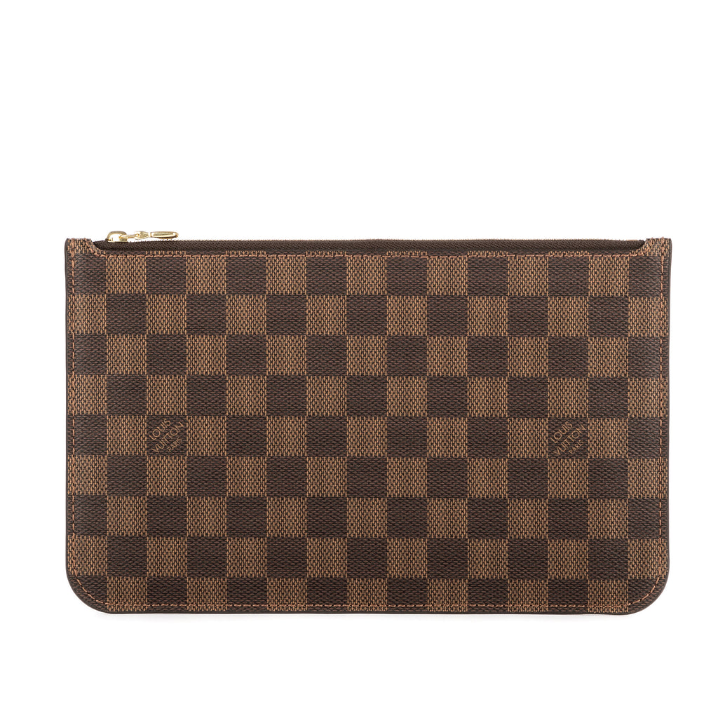 Pochette Neverfull Pochette Damier Ébène Marrón