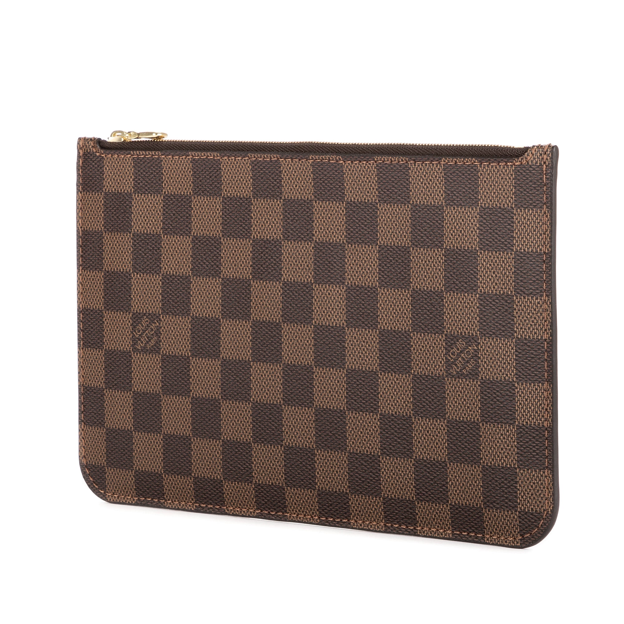Pouch Neverfull Pochette Brown Damier Ebene