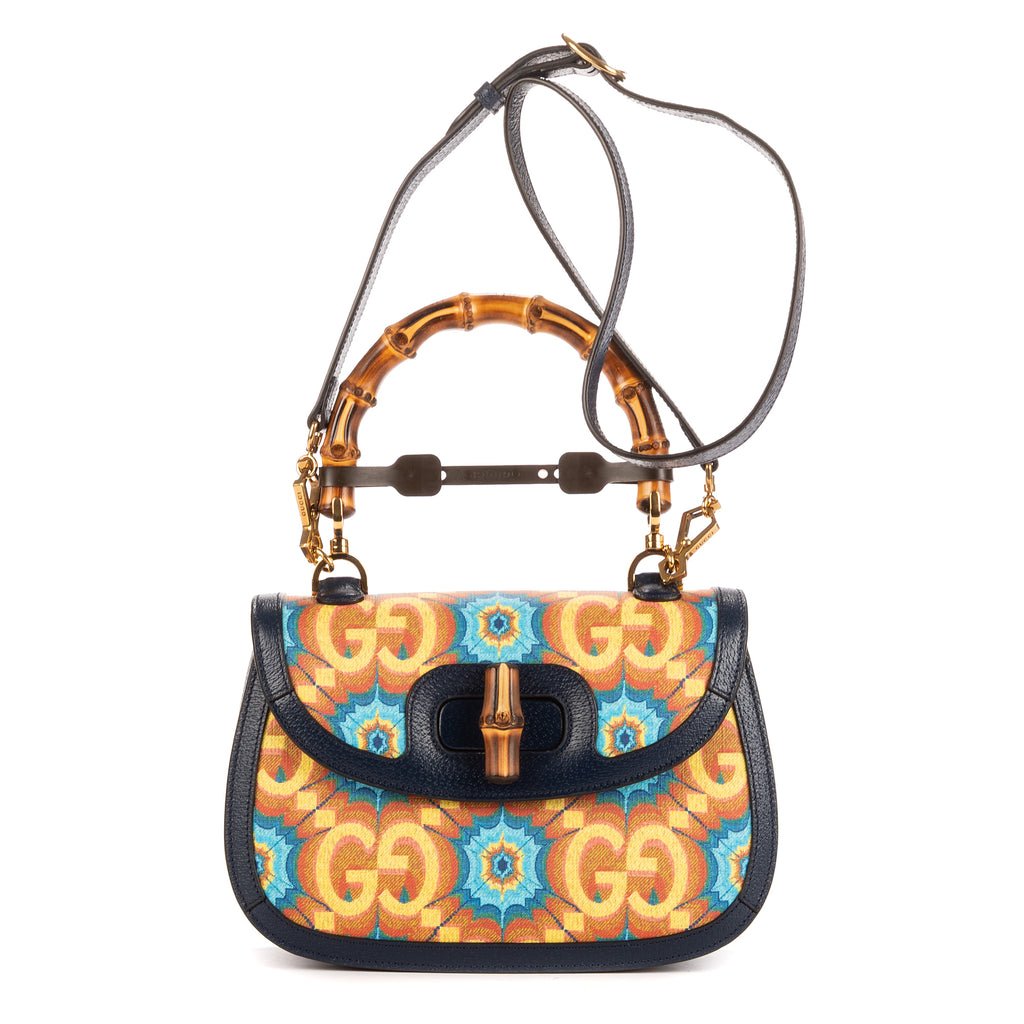 Gucci - Bambou Kaléidoscope - Bleu marine/Multicolore