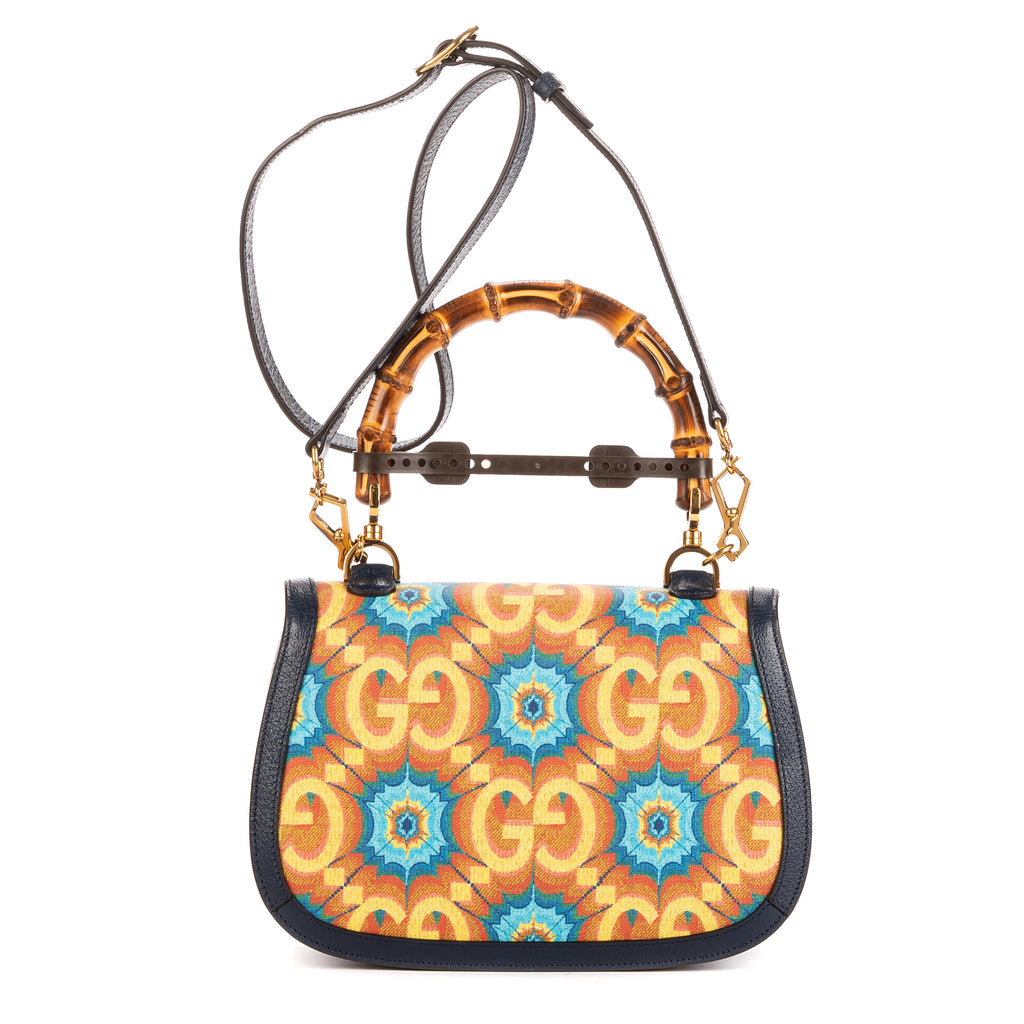 Gucci - Bambou Kaléidoscope - Bleu marine/Multicolore