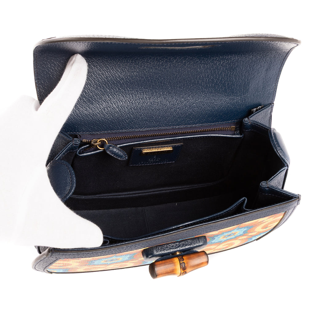 Gucci - Bambou Kaléidoscope - Bleu marine/Multicolore