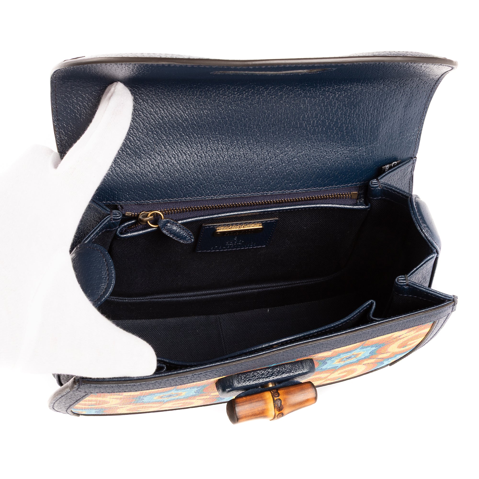 Gucci - Bambou Kaléidoscope - Bleu marine/Multicolore