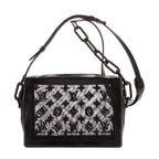 Bolso de hombro Soft Trunk Malla Colección 2019 Monograma bordado negro