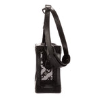 Bolso de hombro Soft Trunk Malla Colección 2019 Monograma bordado negro