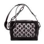 Bolso de hombro Soft Trunk Malla Colección 2019 Monograma bordado negro