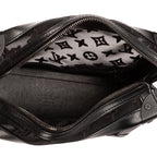 Bolso de hombro Soft Trunk Malla Colección 2019 Monograma bordado negro