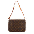 Bandolera Musette Tango Lona Monogram Marrón