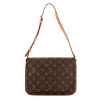 Bandolera Musette Tango Lona Monogram Marrón