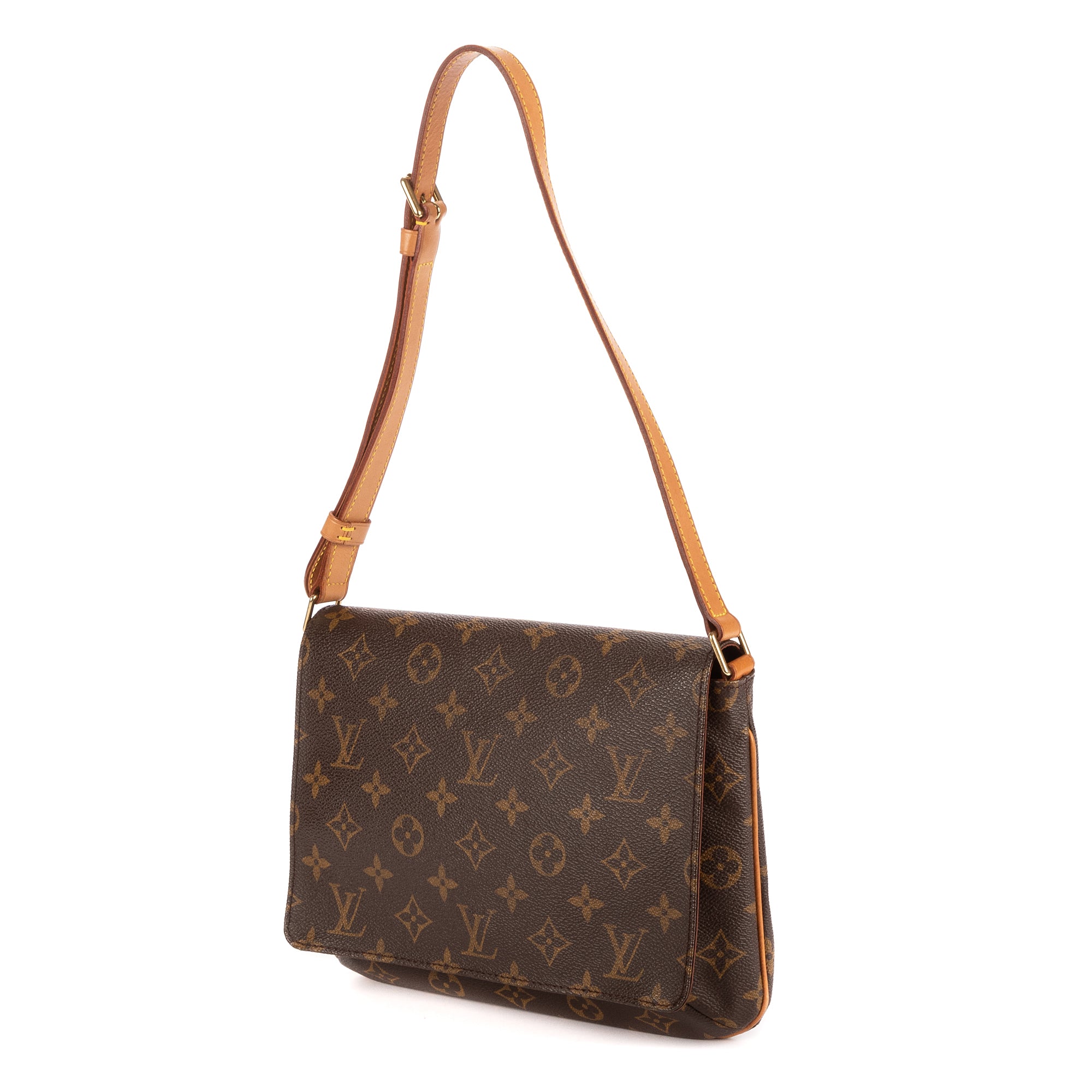 Bandolera Musette Tango Lona Monogram Marrón