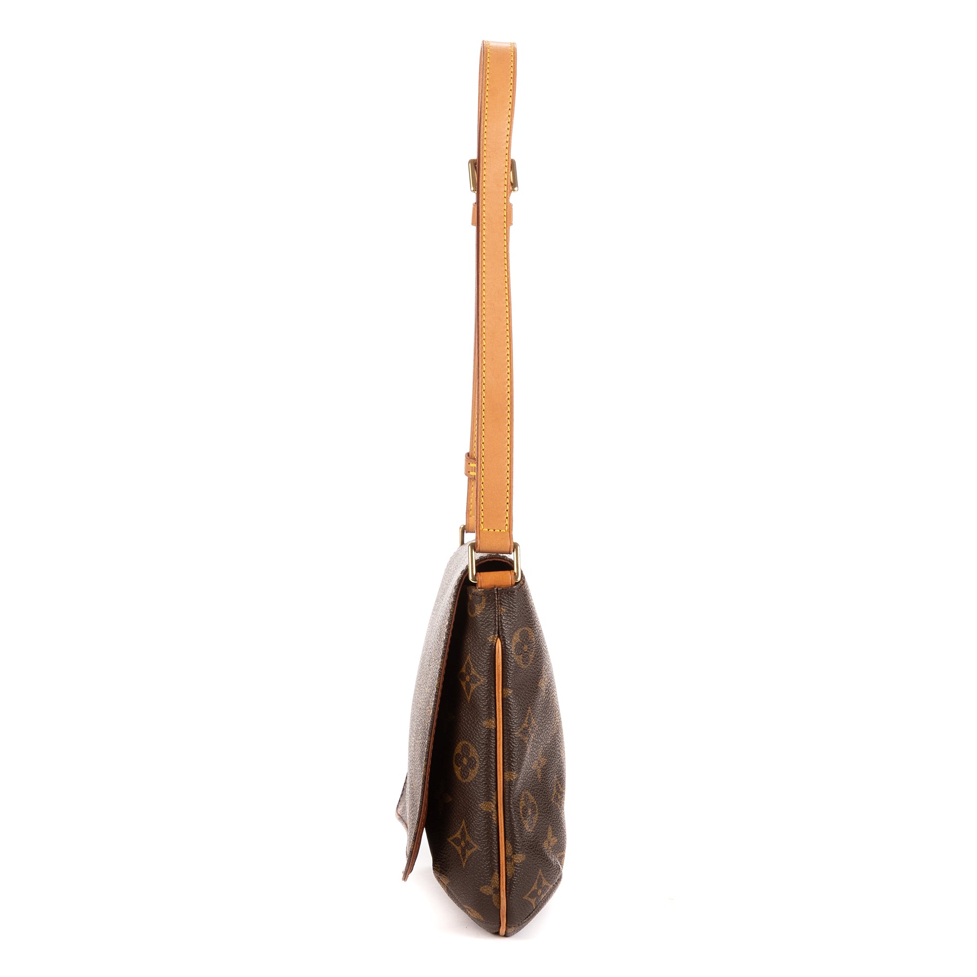 Bandolera Musette Tango Lona Monogram Marrón