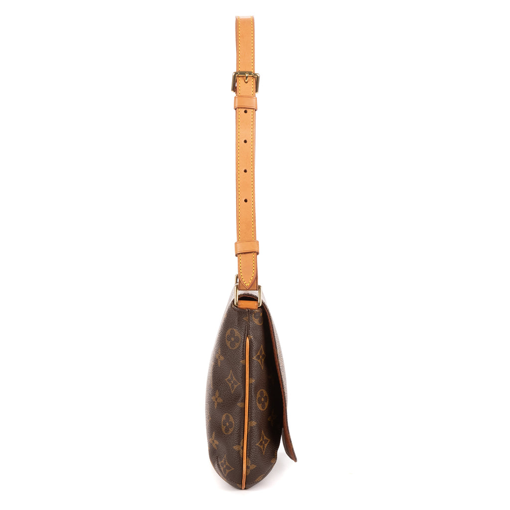 Bandolera Musette Tango Lona Monogram Marrón