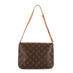 Bandolera Musette Tango Lona Monogram Marrón
