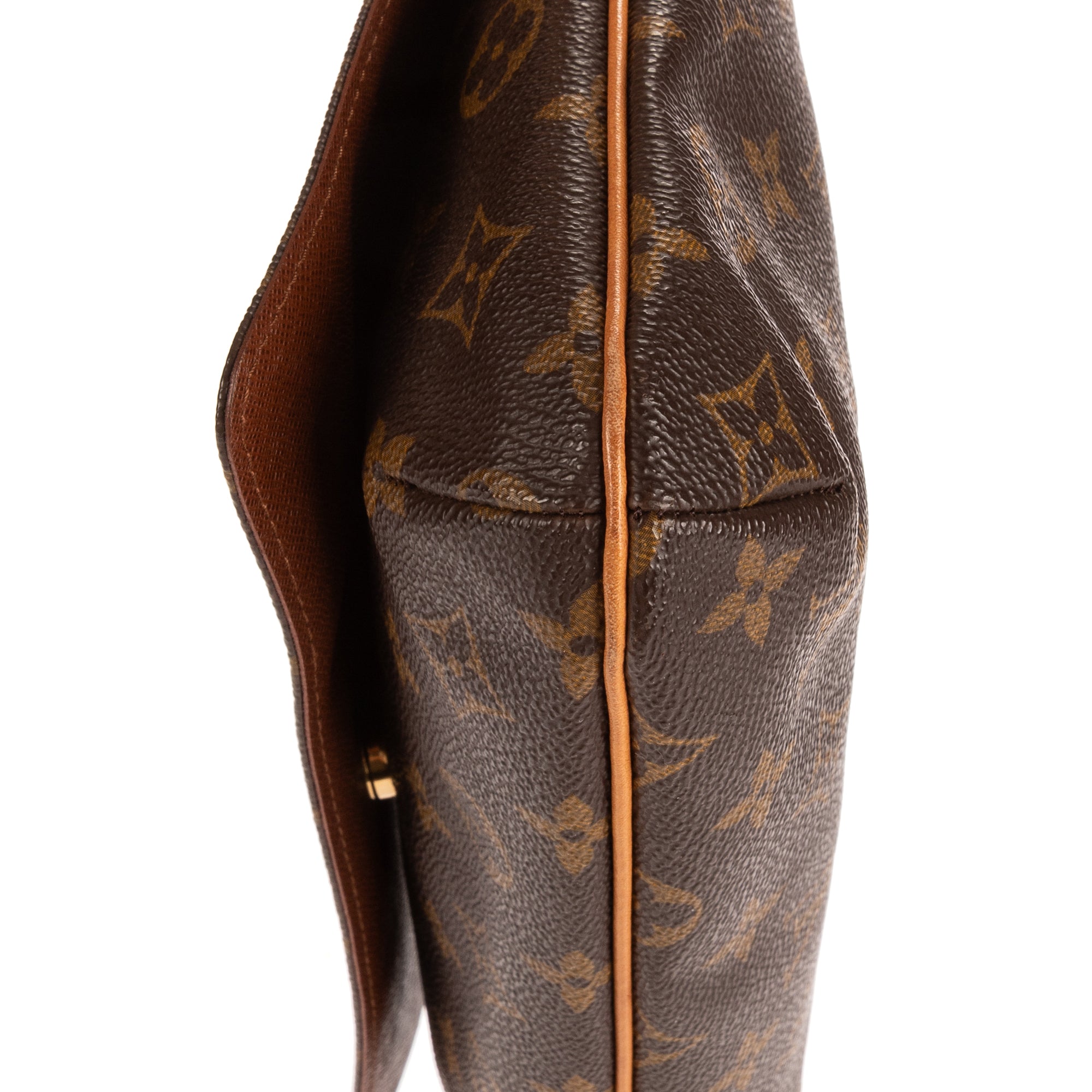 Bandolera Musette Tango Lona Monogram Marrón