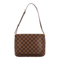 Bolso de hombro Musette Tango Marrón Damier Ebene