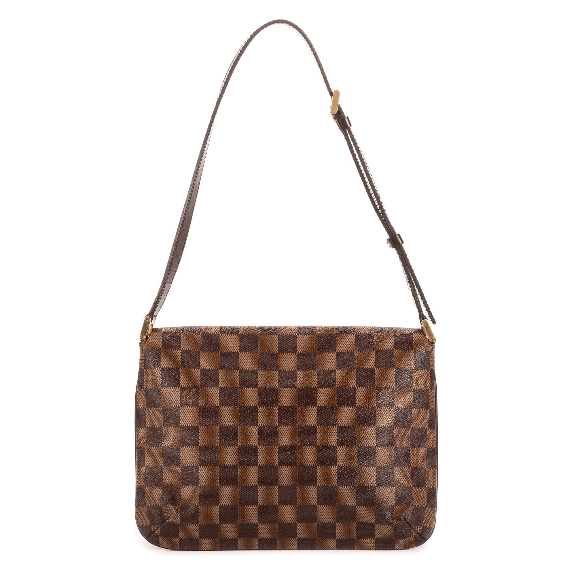 Shoulder Bag Musette Tango Brown Damier Ebene