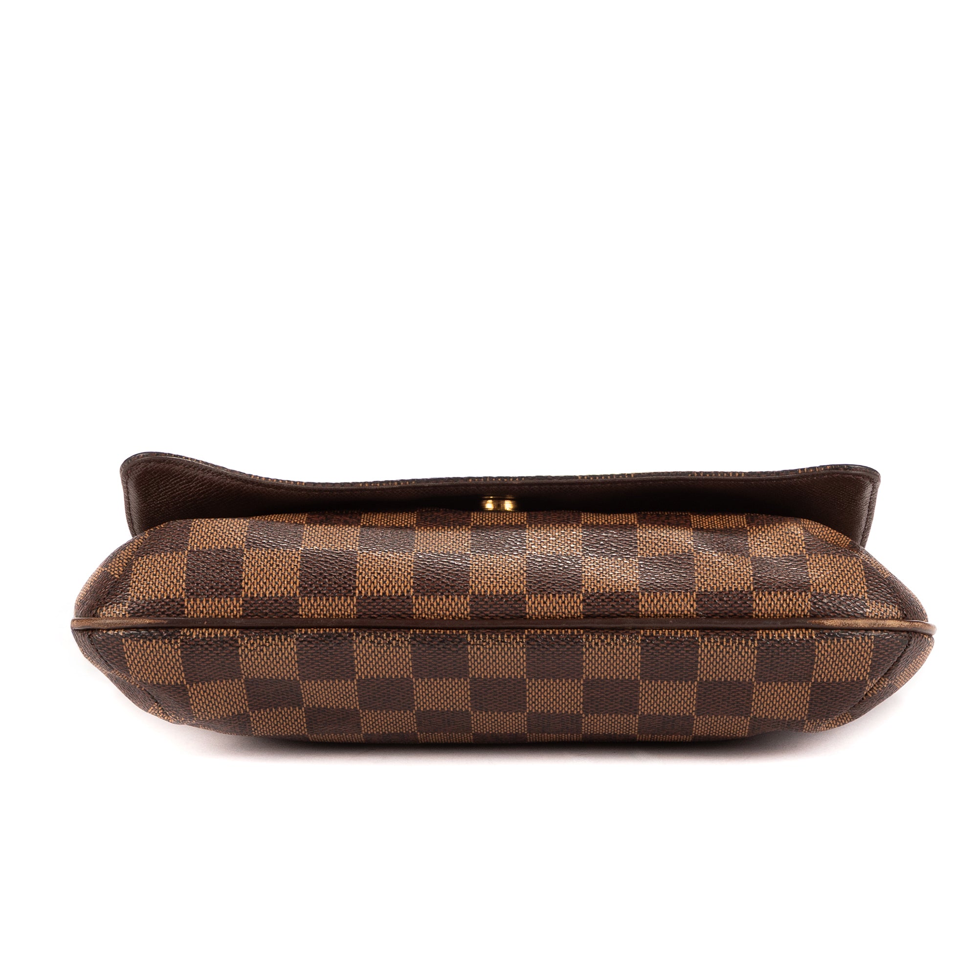 Bolso de hombro Musette Tango Marrón Damier Ebene