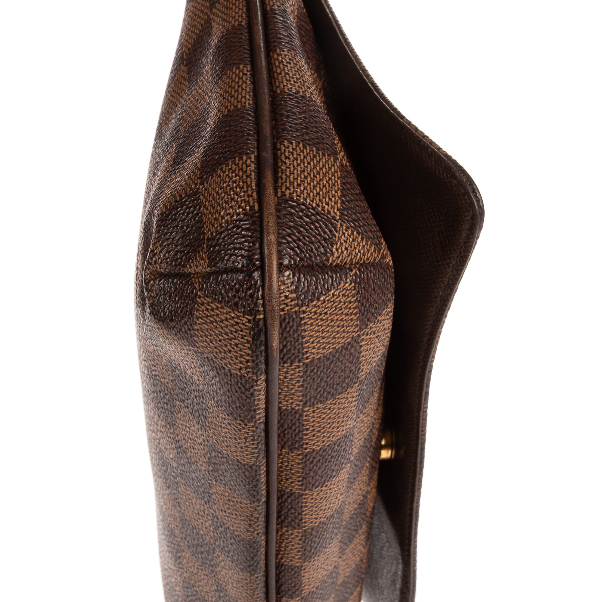 Bolso de hombro Musette Tango Marrón Damier Ebene