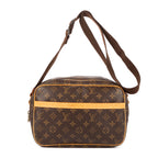 Crossbody Reporter PM Brown Monogram Canvas