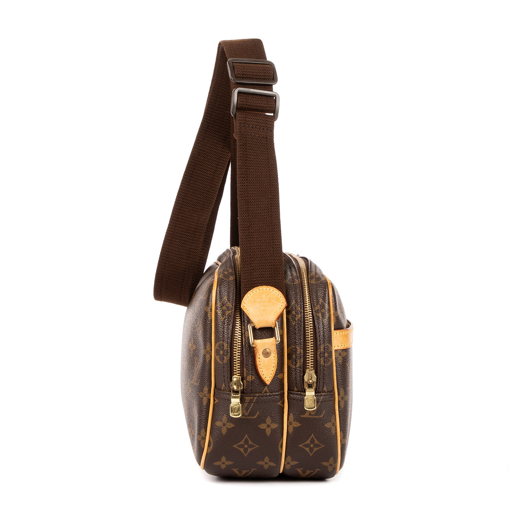 Crossbody Reporter PM Brown Monogram Canvas