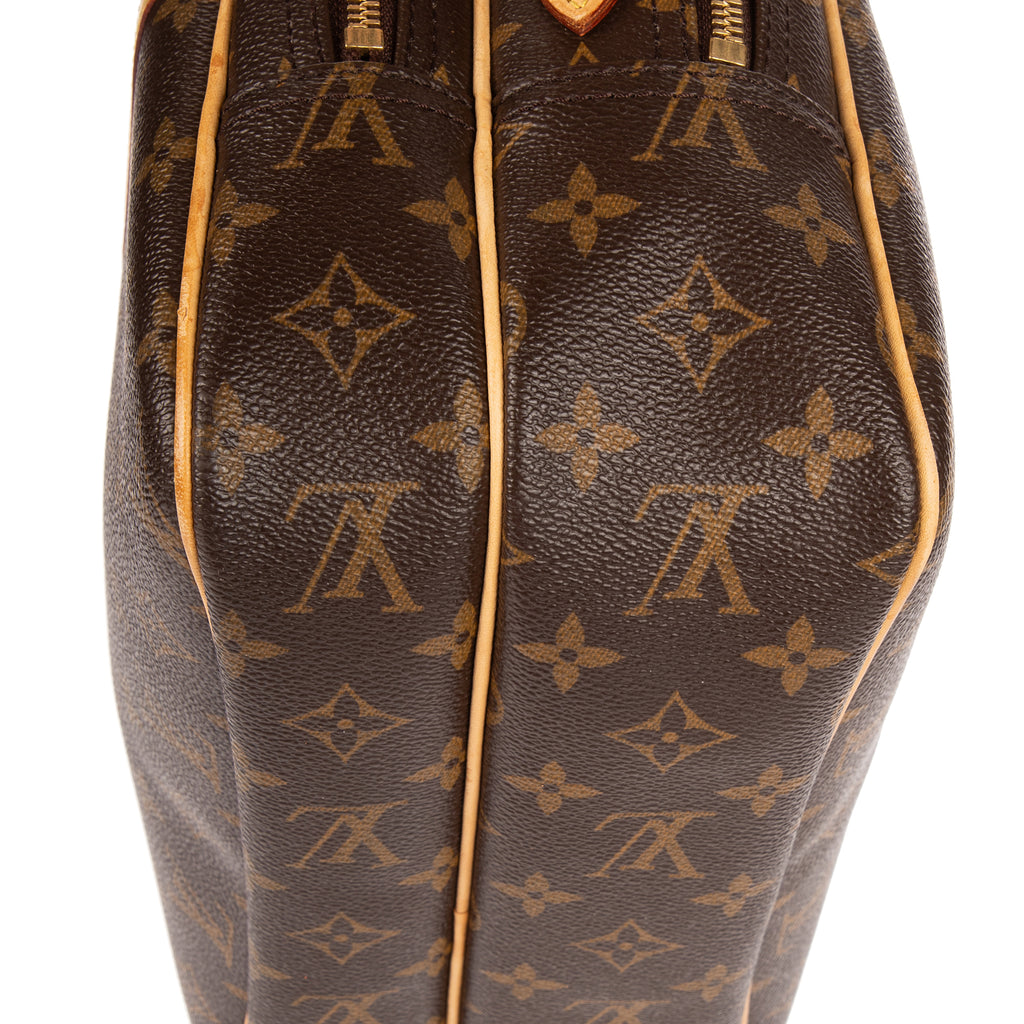 Crossbody Reporter PM Brown Monogram Canvas