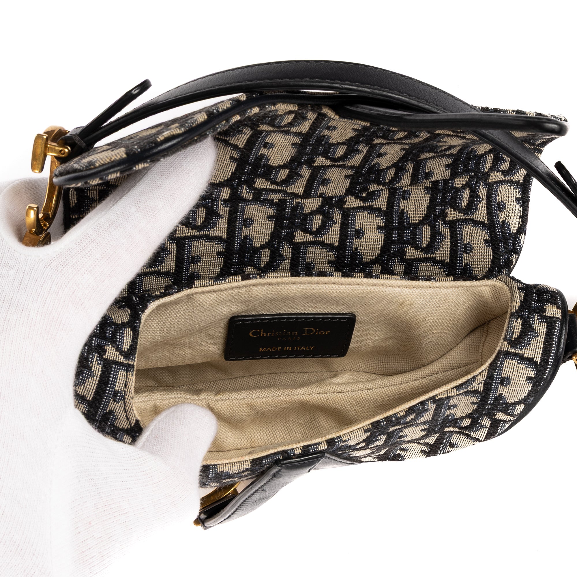 Dior - Saddle Oblique - Bleu