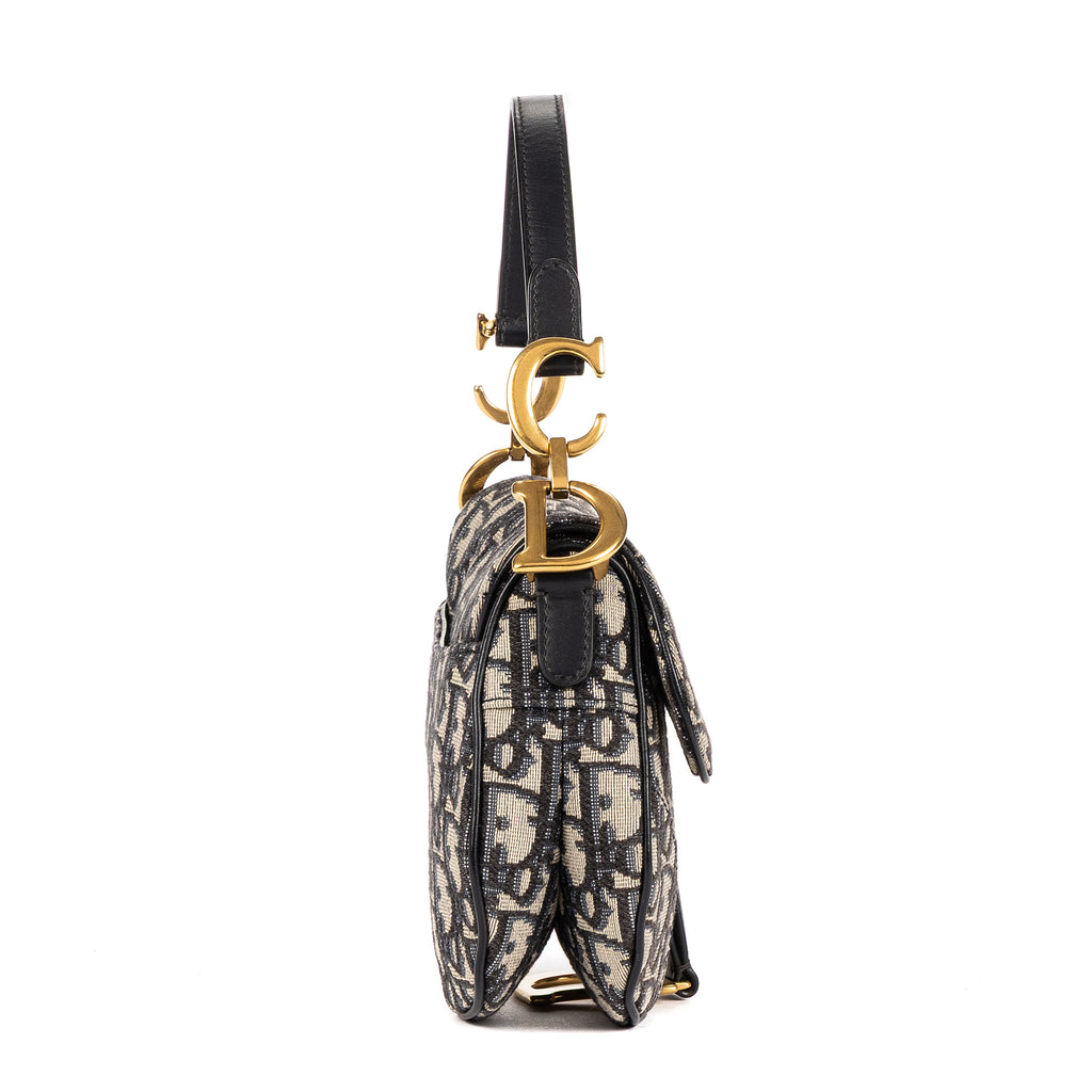Dior - Saddle Oblique - Marine