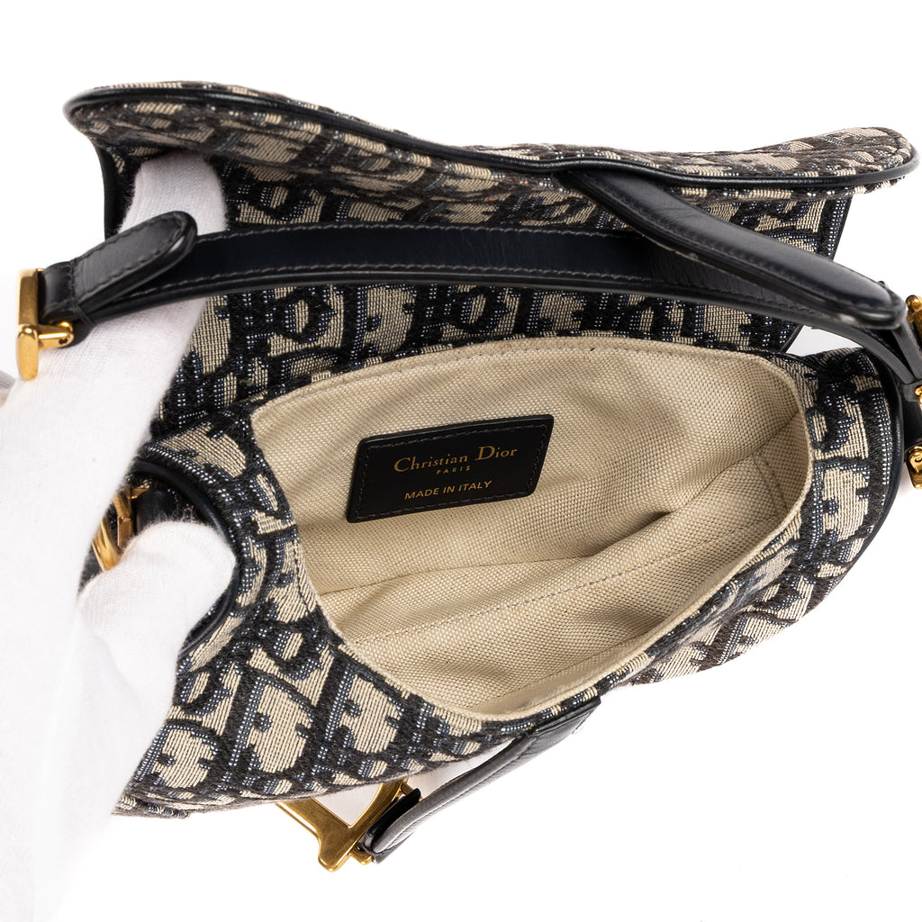 Dior - Saddle Oblique - Marine
