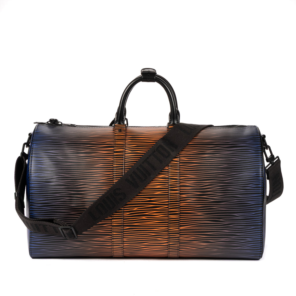 Bolso de Viaje Edición Limitada Keepall Electric Sun Gradient 50 Epi Azul