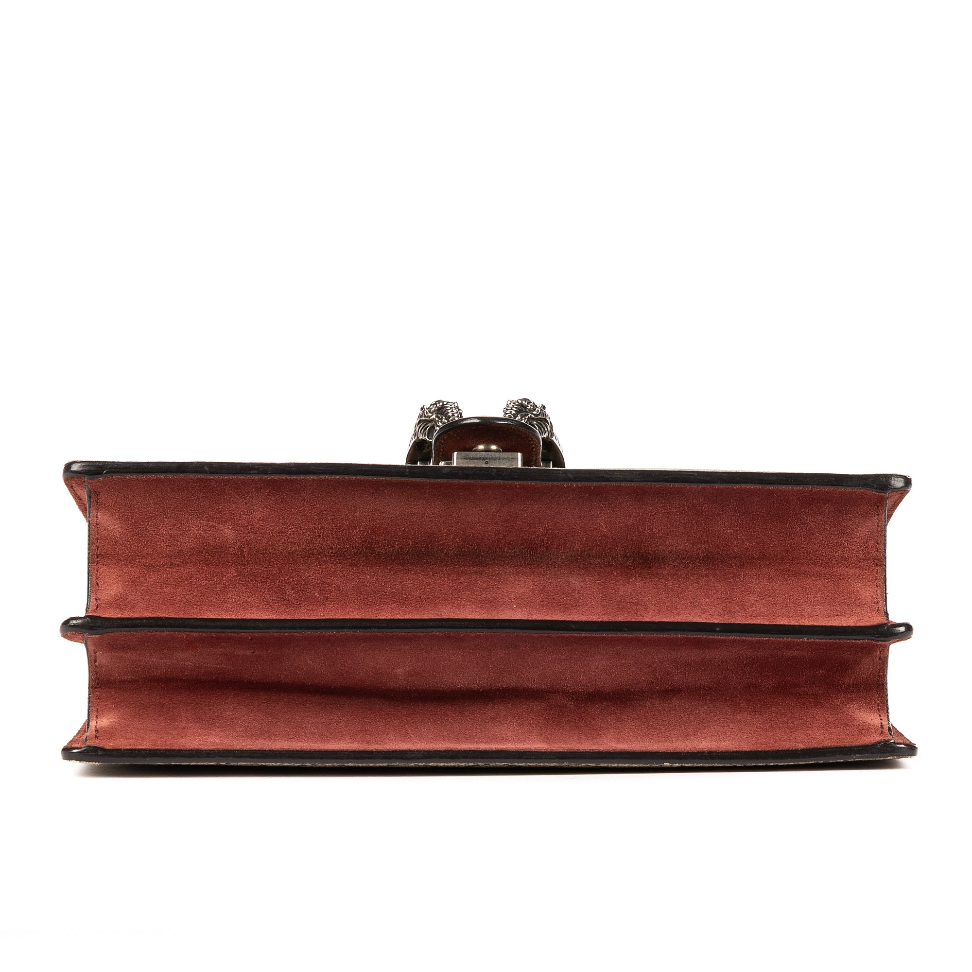 Bolso de hombro Blooms Dionysus mediano de lona revestida Supreme beige con estampado Blooms