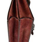 Bolso de hombro Blooms Dionysus mediano de lona revestida Supreme beige con estampado Blooms
