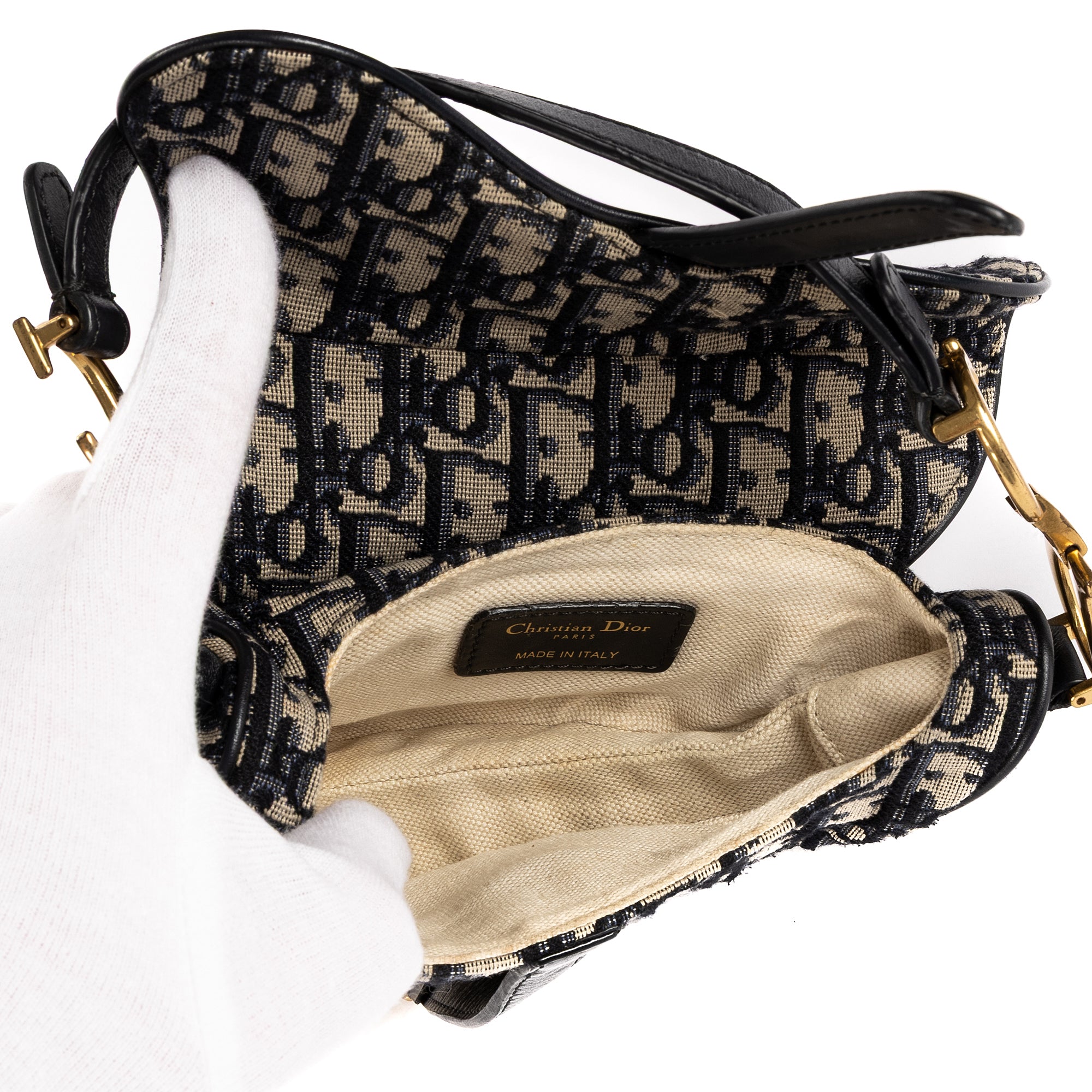 Dior - Saddle Oblique - Marine