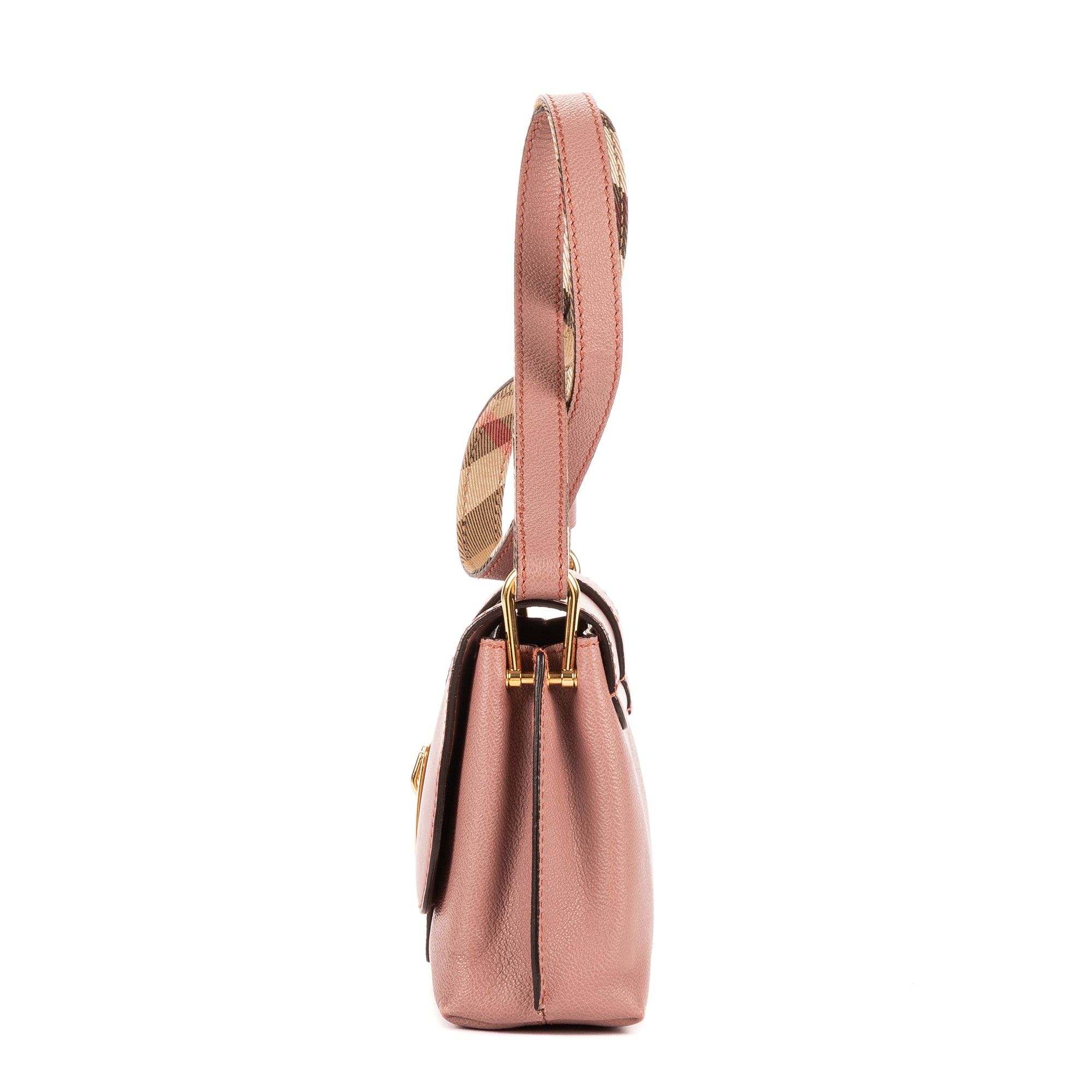 Crossbody The Buckle Pink Soft Grain Smooth Leather