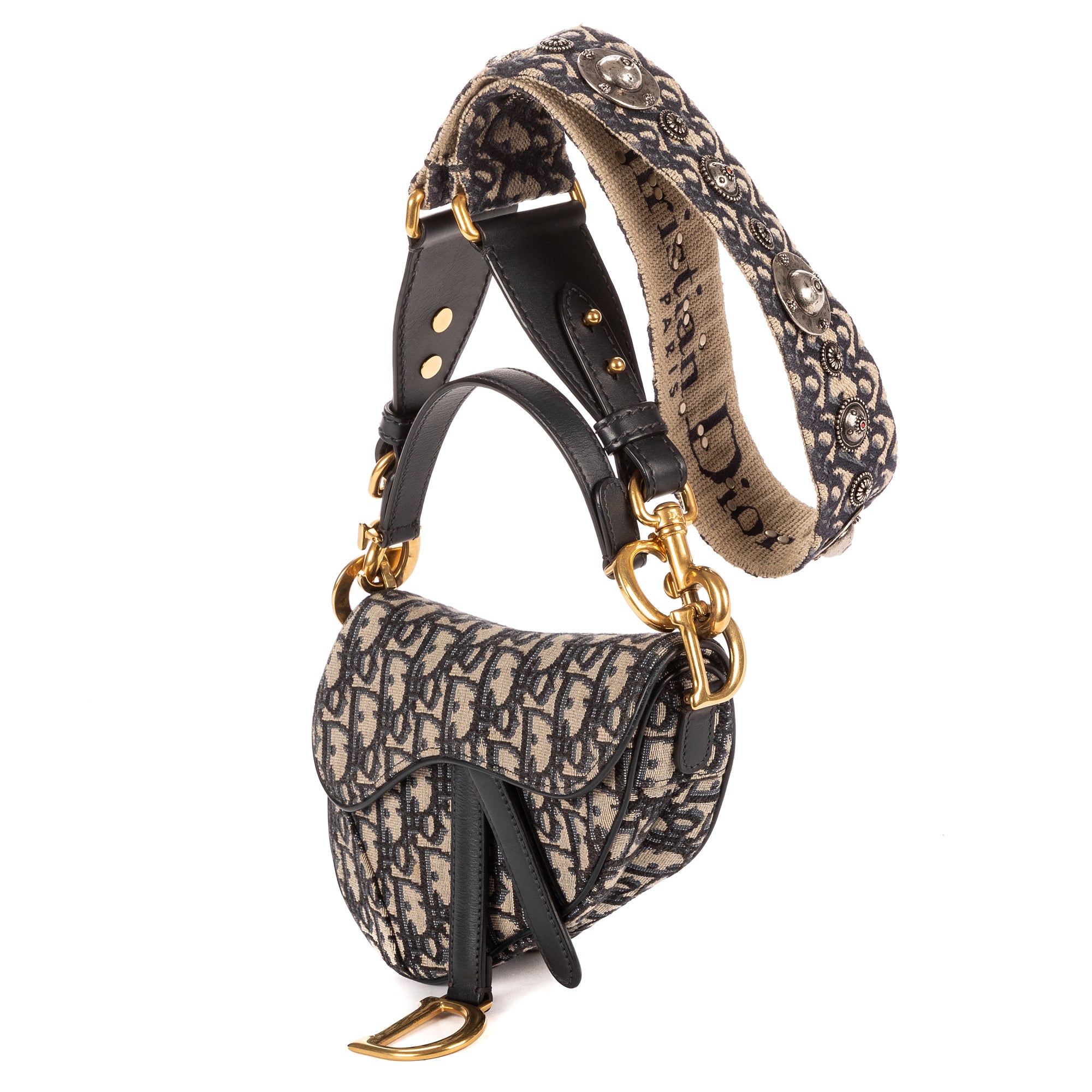 Dior - Saddle Oblique - Marine
