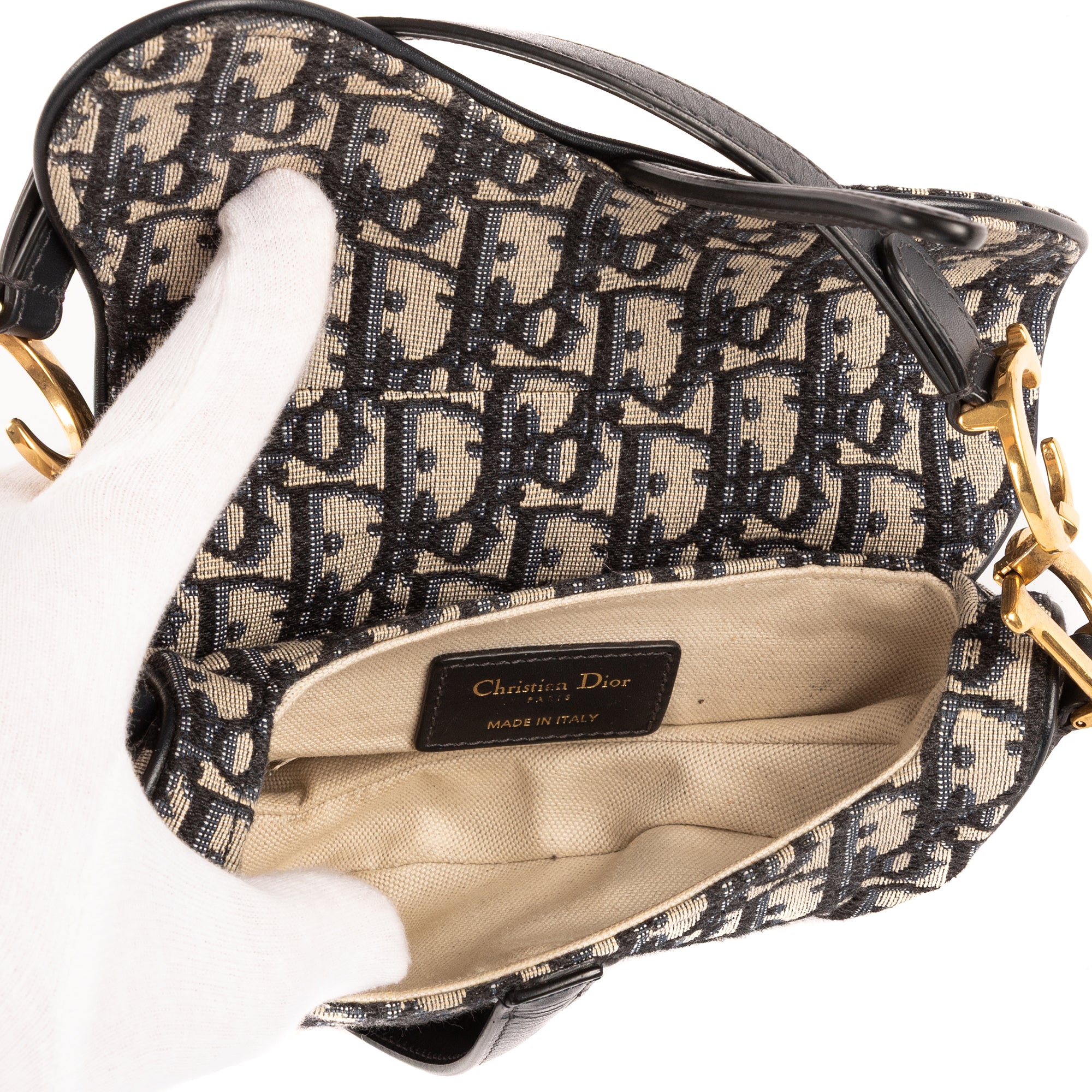 Dior - Saddle Oblique - Marine